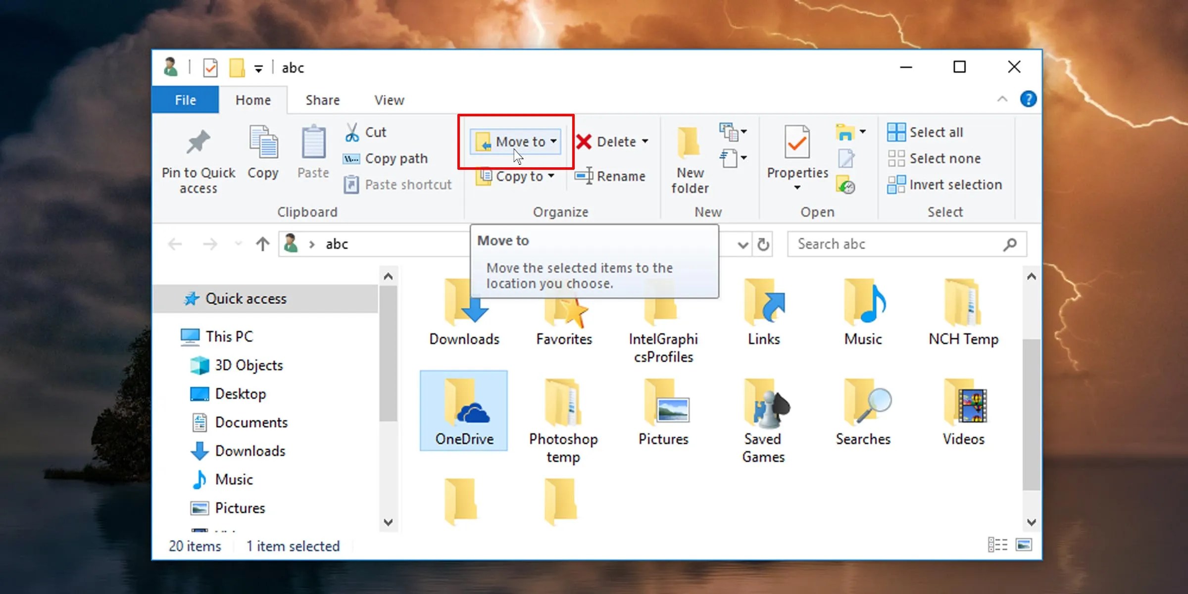 How to Change the Location of Your OneDrive Folder in Windows 10