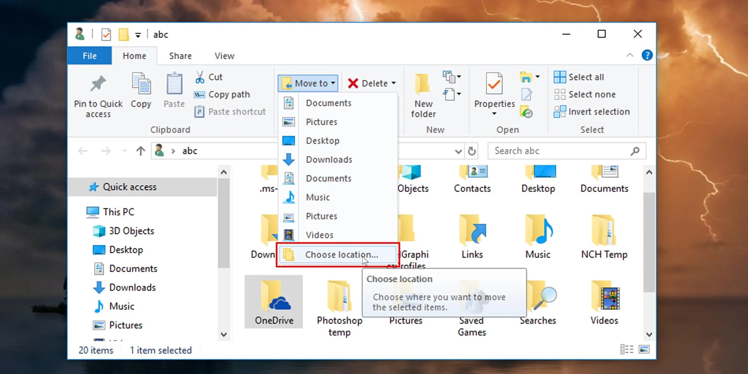 How to Change the Location of Your OneDrive Folder in Windows 10