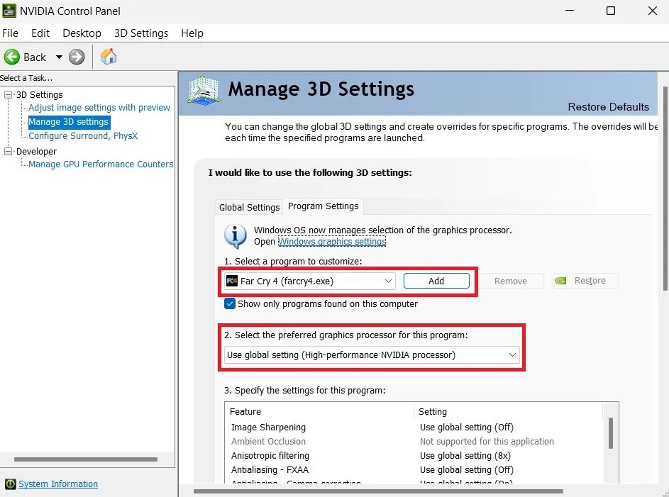 How to Customize Your Graphics Settings With the NVIDIA Control Panel