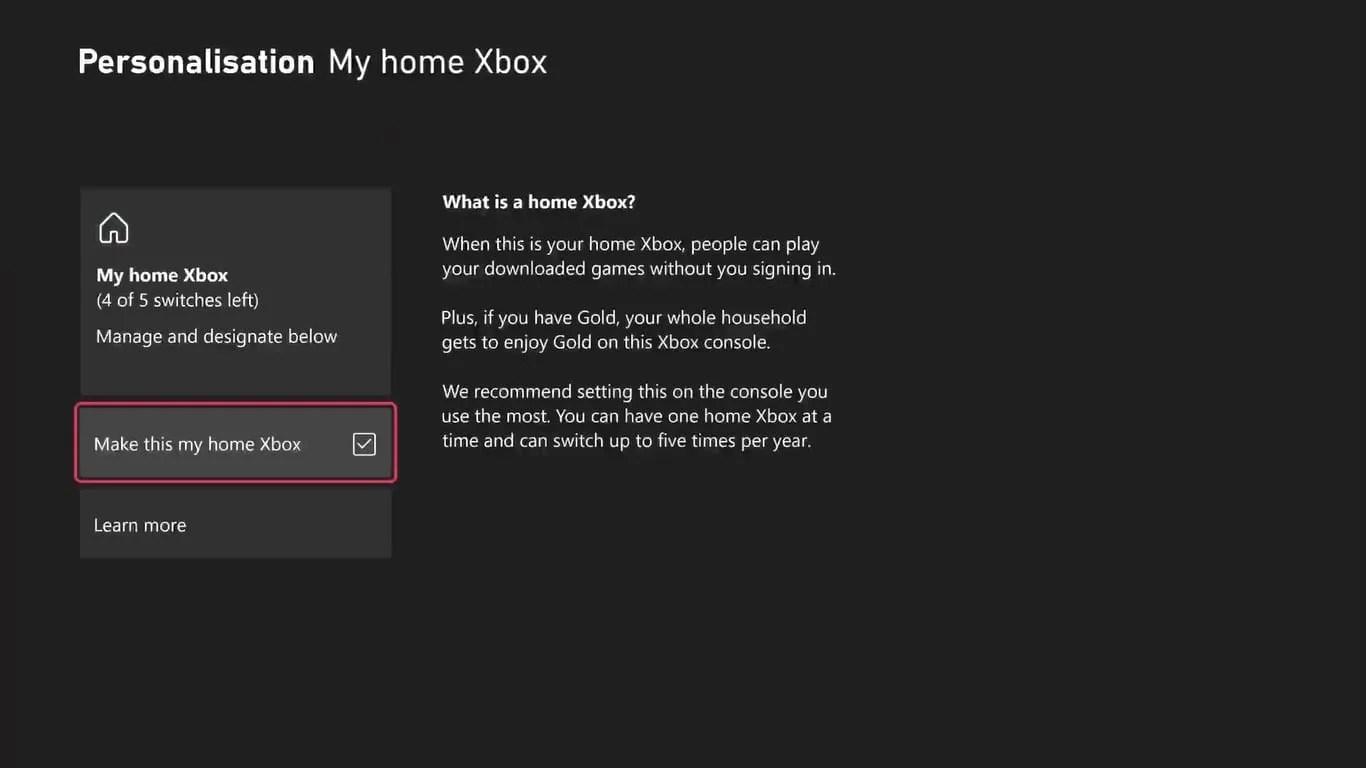 How to Gameshare on the Xbox Series XS