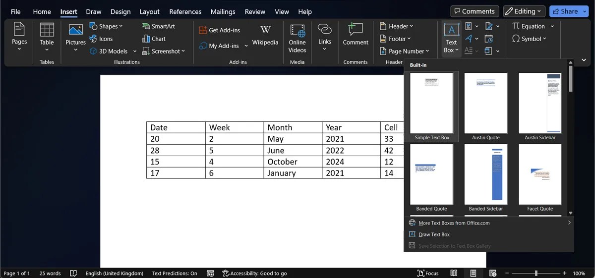 How to Rotate a Table in Microsoft Word