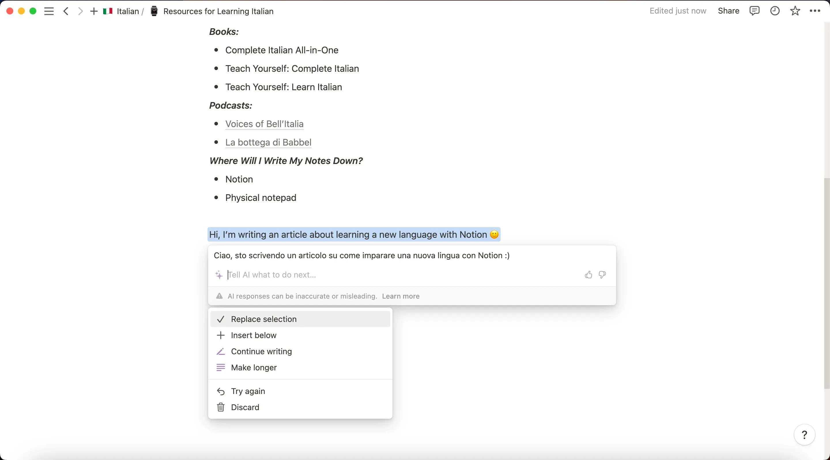 How to Use Notion to Learn a New Language
