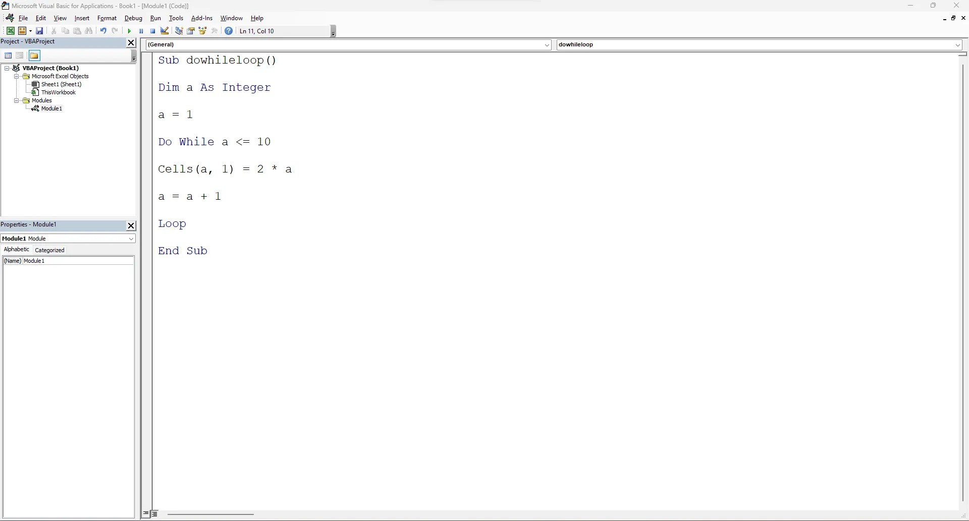 How to Use the DoWhile Loop in Excel VBA