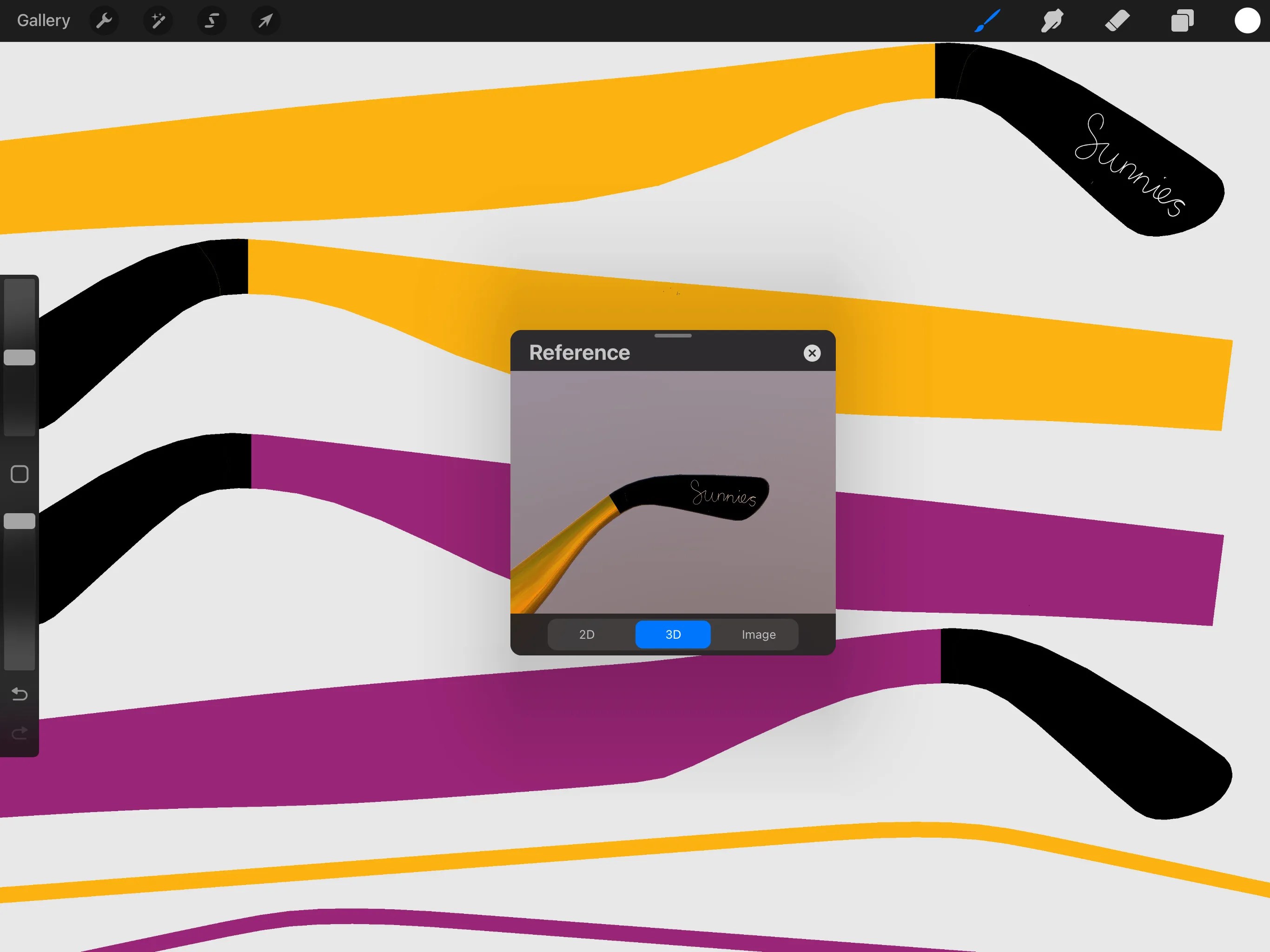 How to paint a 3D model in Procreate Tech Mesy