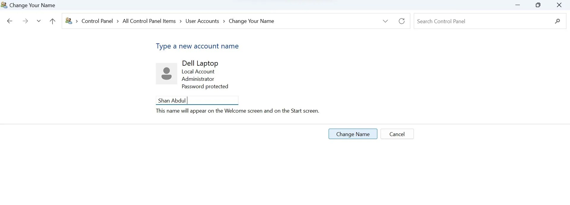 How to Change Your Username in Windows 11