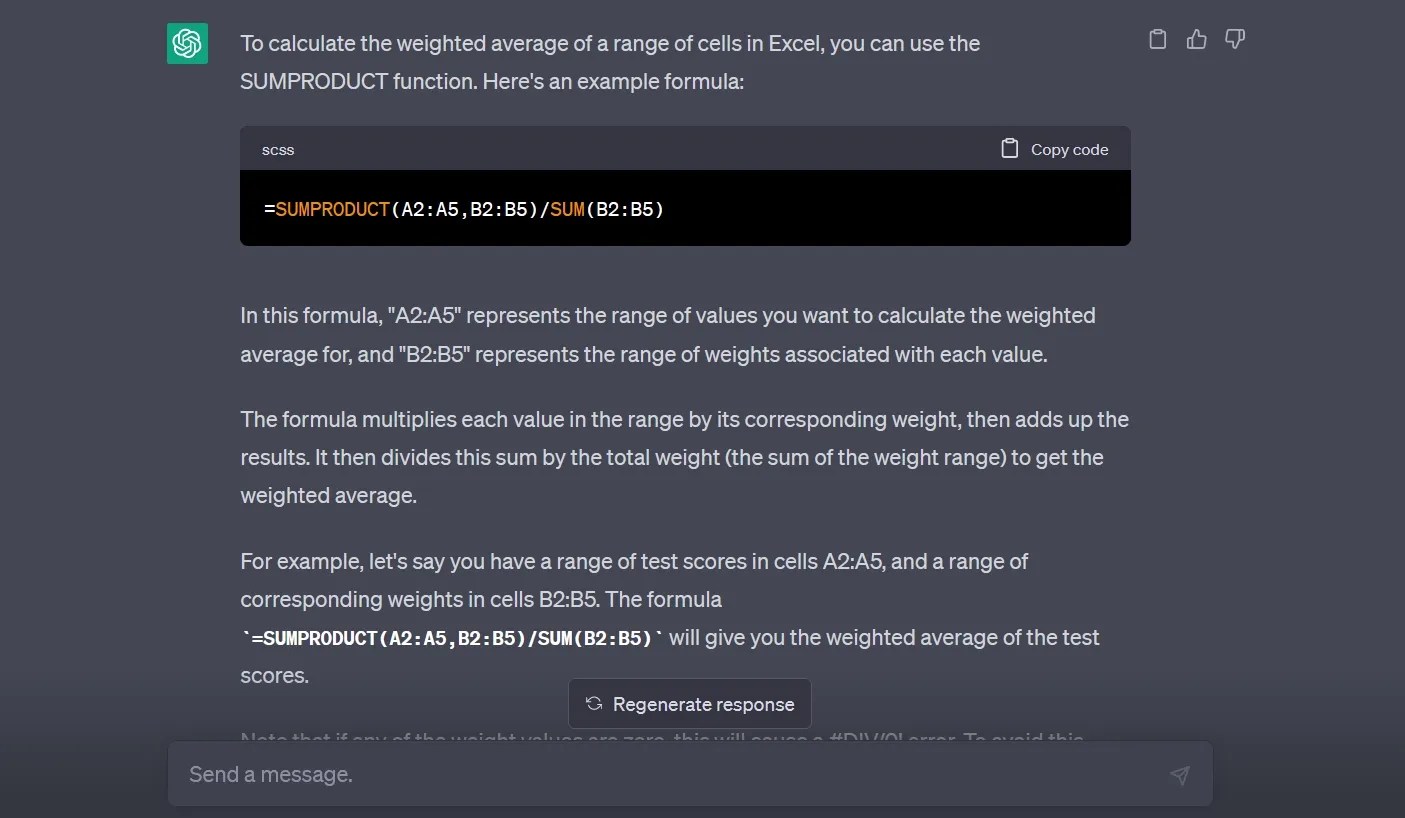 How to Use ChatGPT With Excel and Get Over Your Spreadsheet Fears