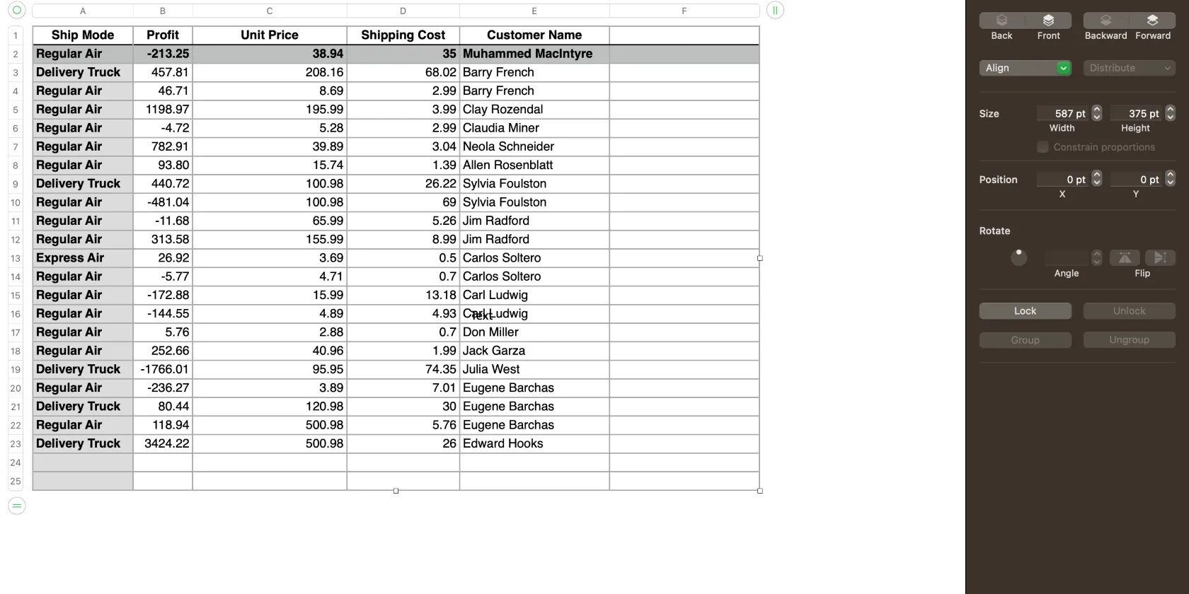 How to Freeze, Protect, Lock, and Hide Rows or Columns in Apple Numbers