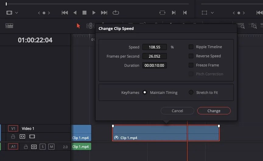How to Change the Speed of Your Video Footage in DaVinci Resolve 3 Ways