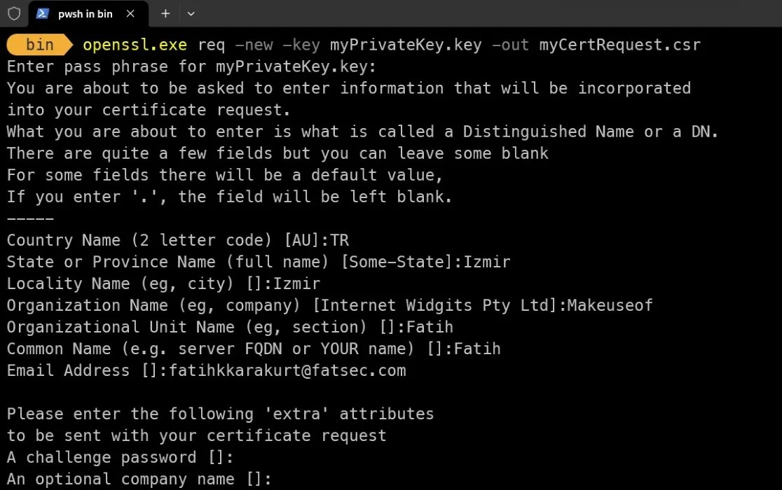 How to Create a SelfSigned Certificate With OpenSSL