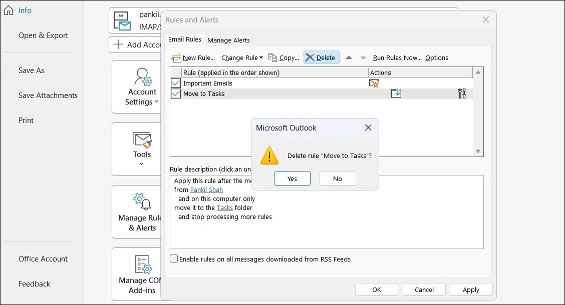 How to Fix Outlook Rules Not Working on Windows