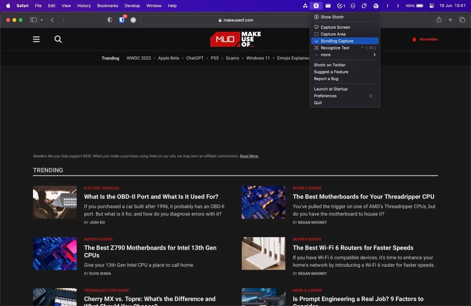 How to Take Scrolling Screenshots on a Mac