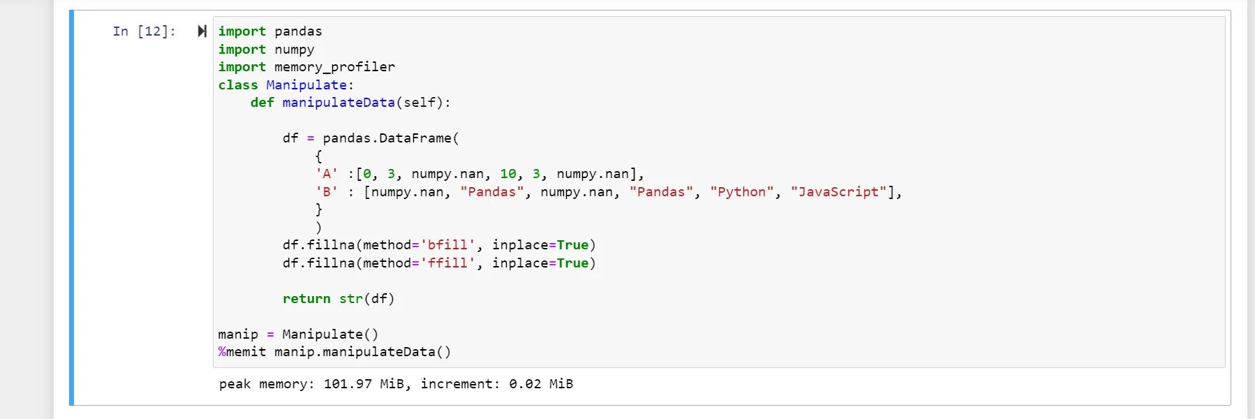 How to Find the Memory Consumption Profile of Your Python Code