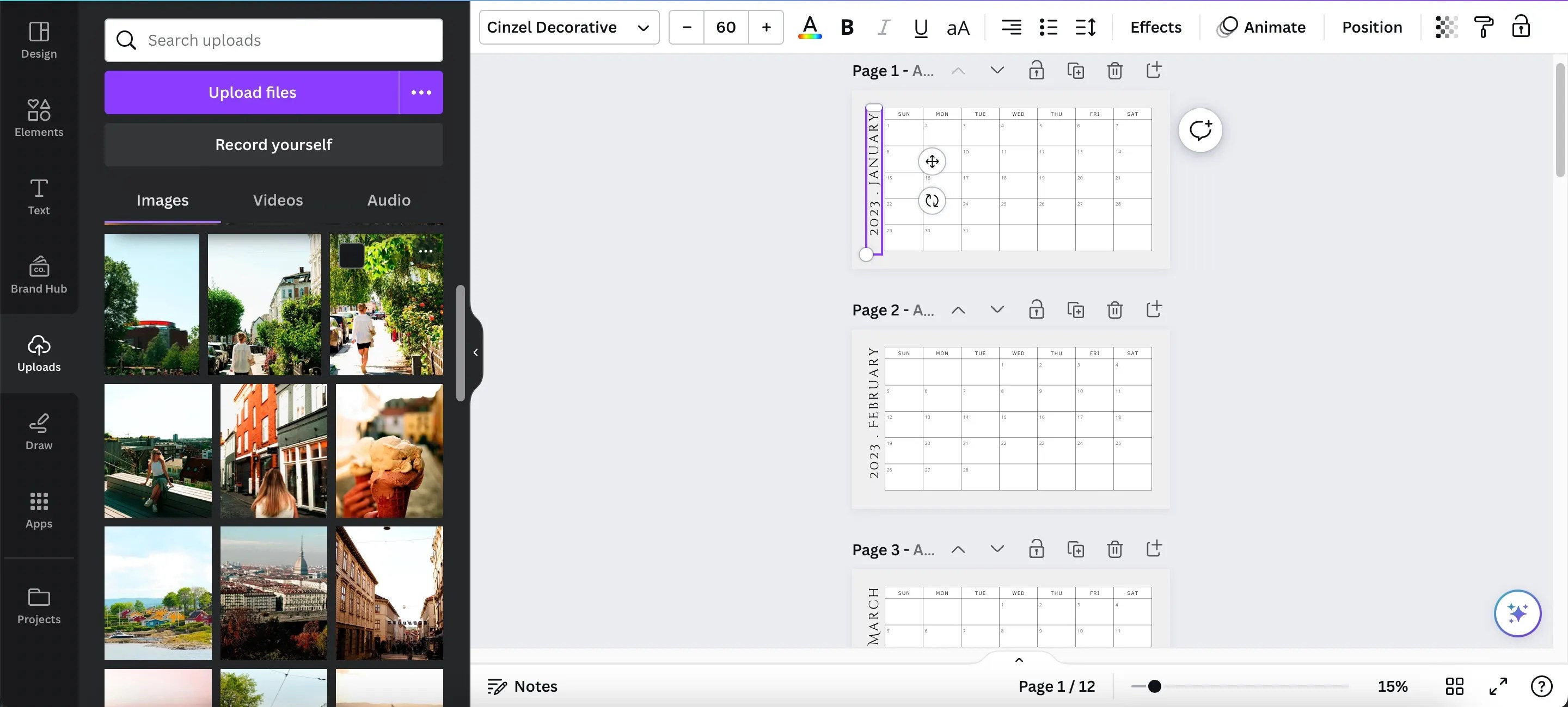 How to Make Your Own Printable Calendar Using Canva