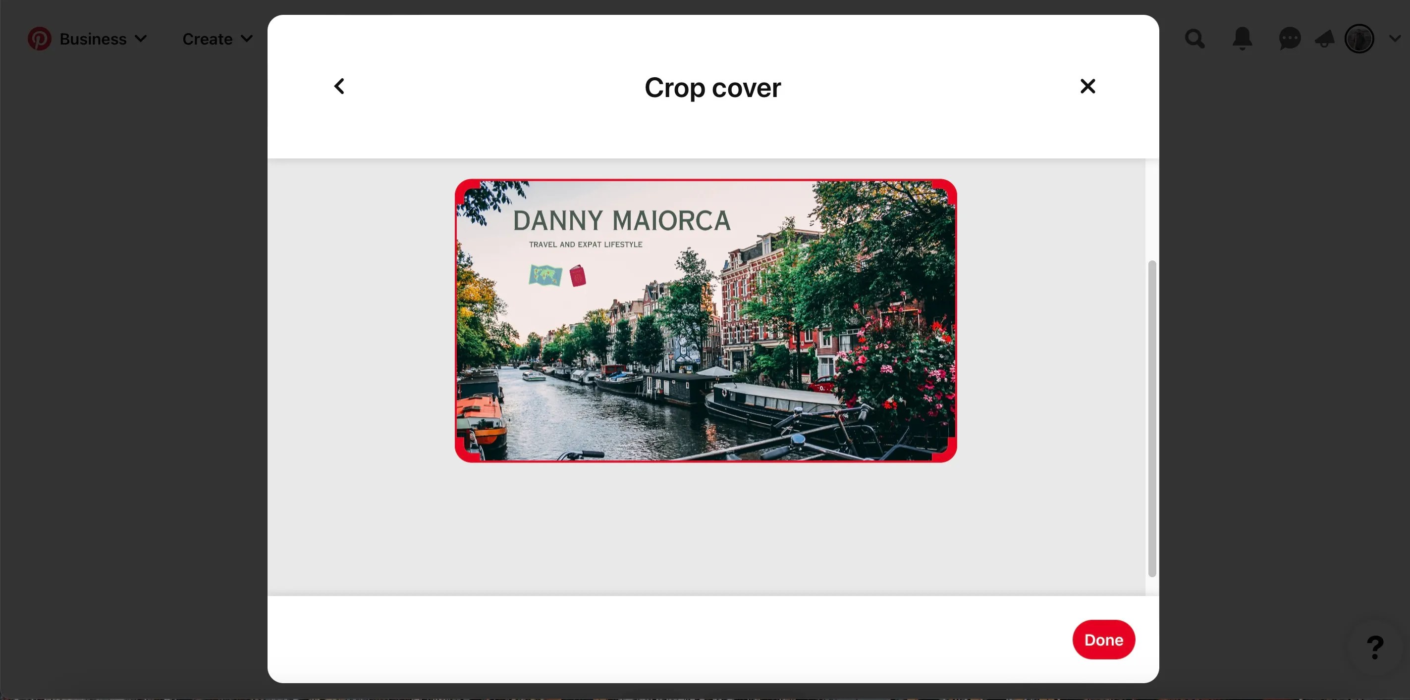 How to Create a Pinterest Profile Cover Using Canva