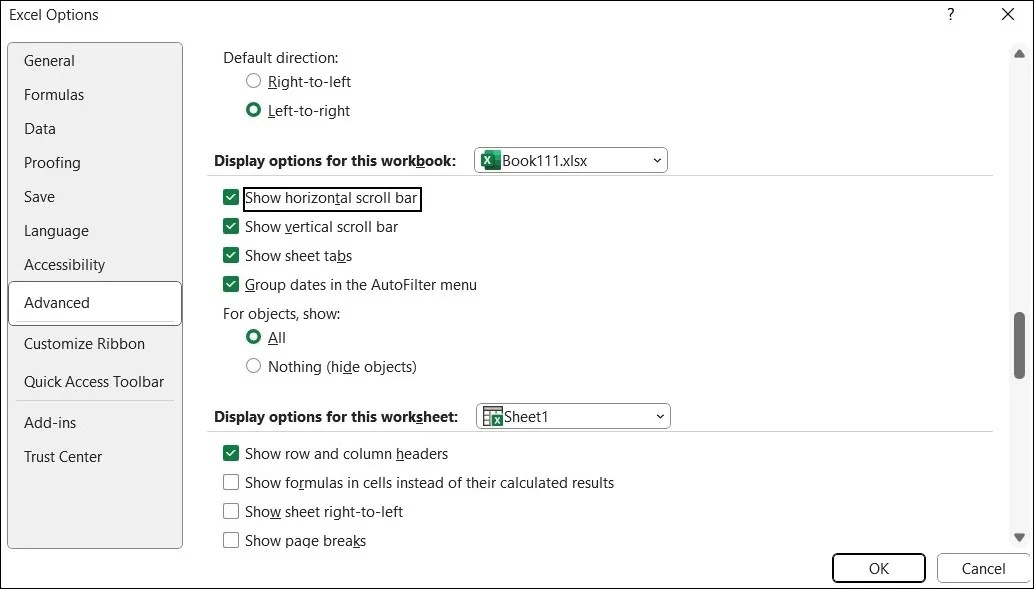 Không thể cuộn trong Microsoft Excel cho Windows? Hãy thử các bản sửa