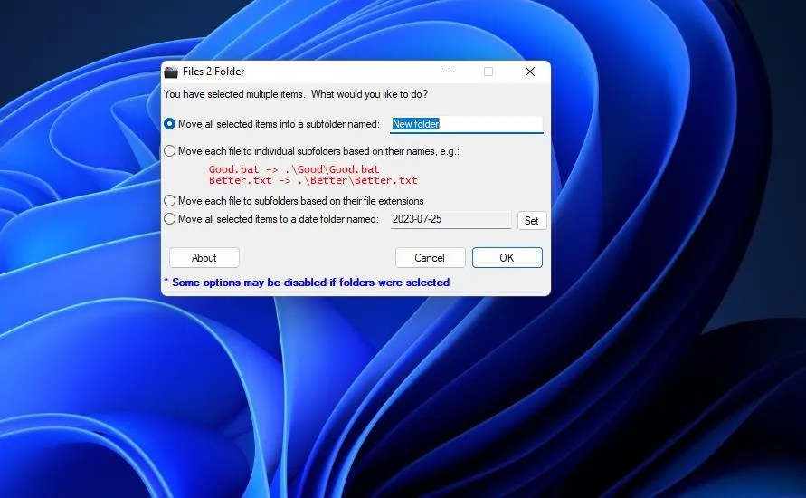 How to Automatically Move Selected Files Into a New Folder on Windows 11