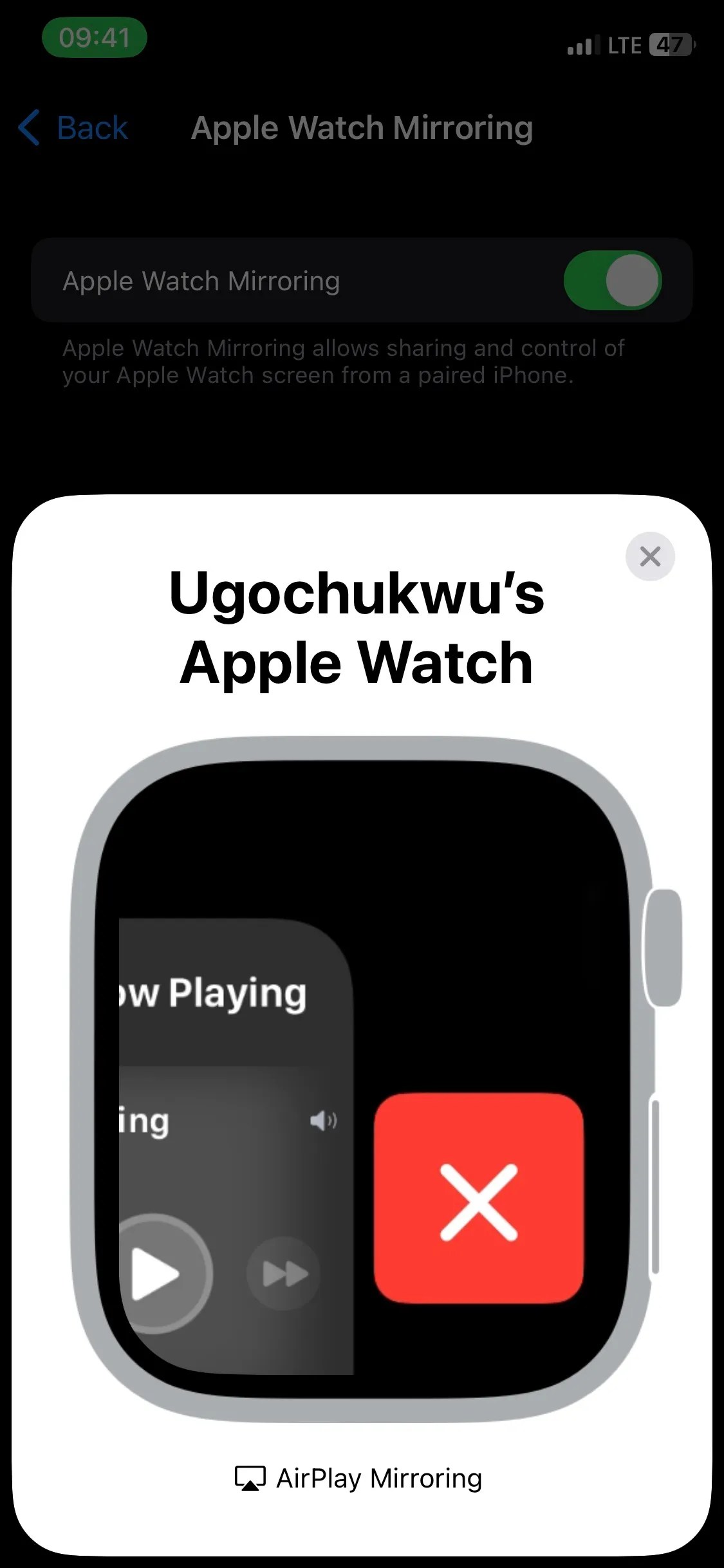 How to Mirror Your Apple Watch's Screen to Your iPhone