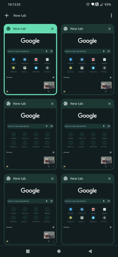 multiple open tabs on chrome android