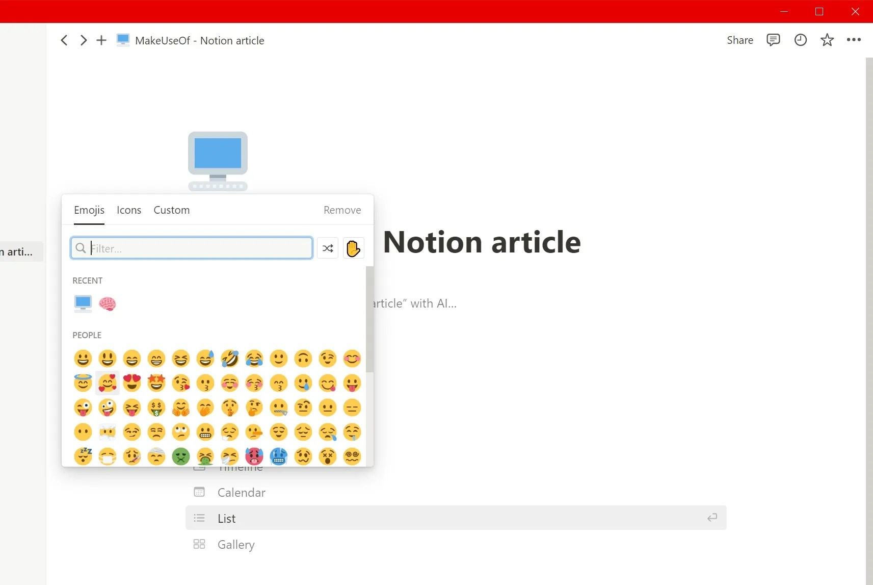How to Use Icons and Emoji to Organize Your Notion Pages
