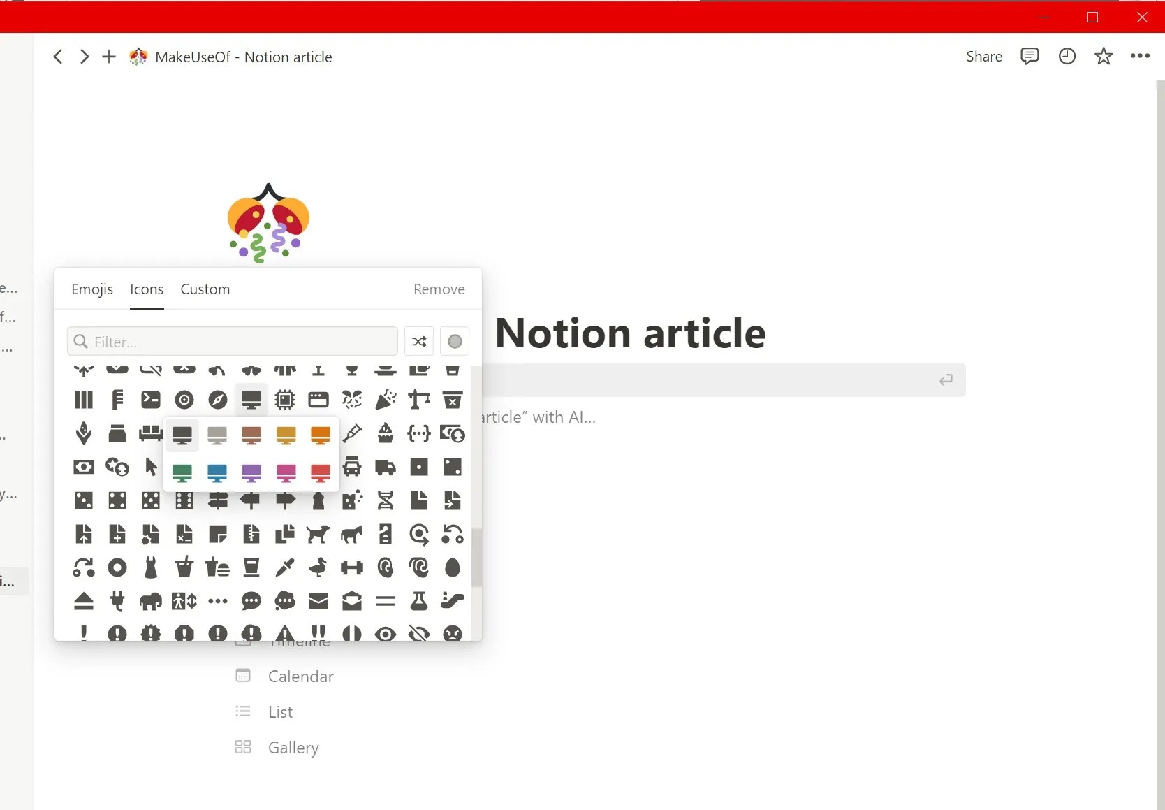 How to Use Icons and Emoji to Organize Your Notion Pages