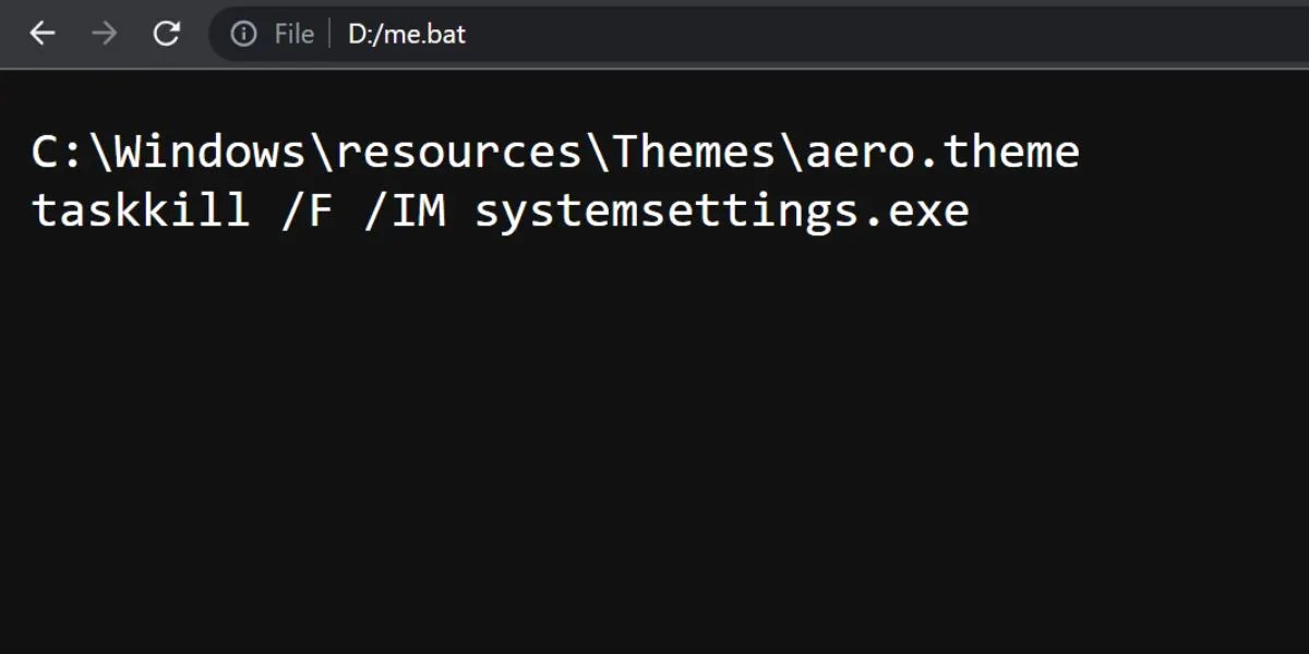 How to View a Batch File's Contents on Windows 11