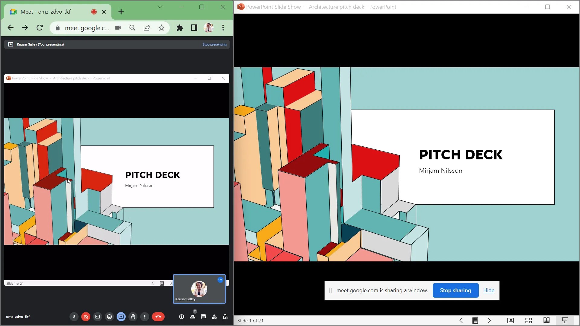 How to Present PowerPoint Slides in Google Meet
