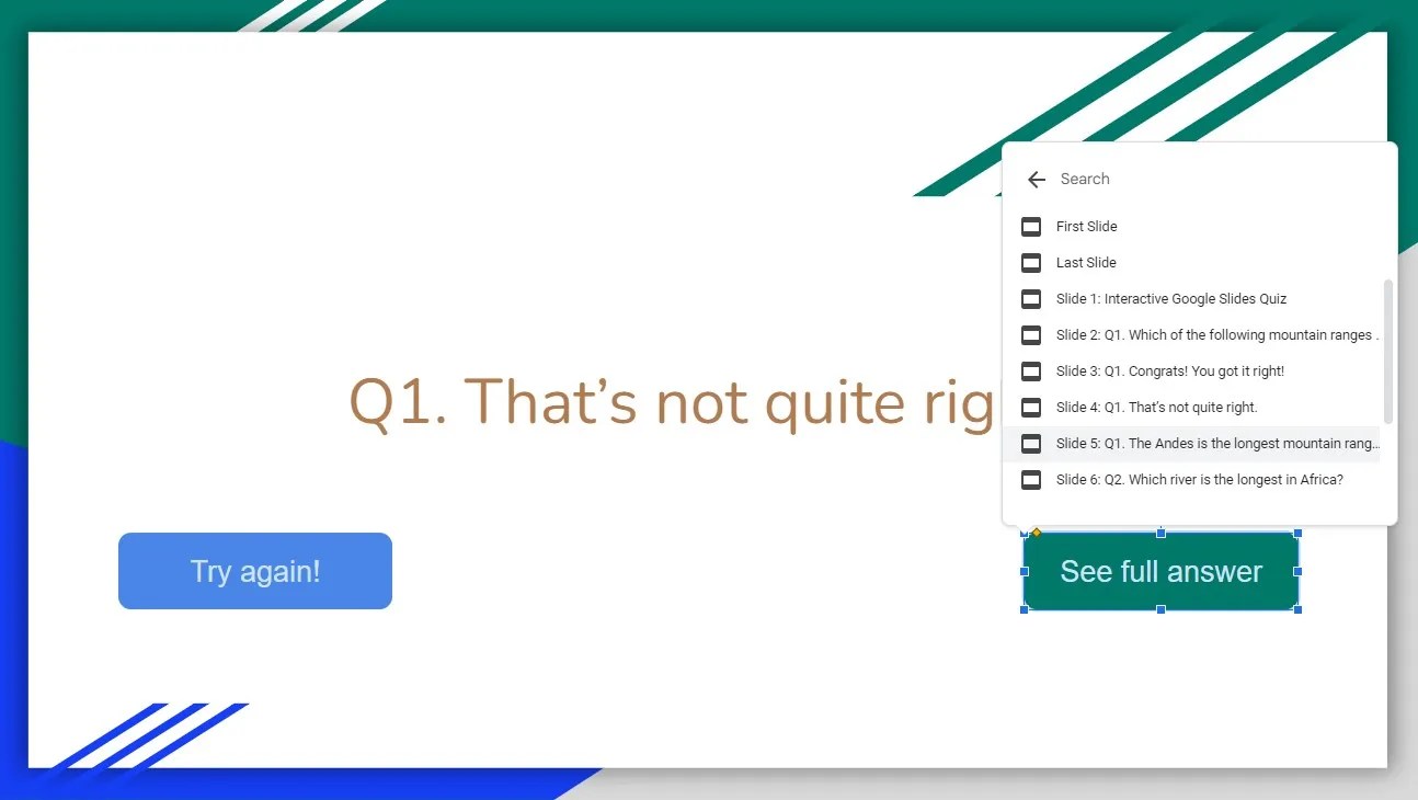 How to Create an Interactive Quiz in Google Slides