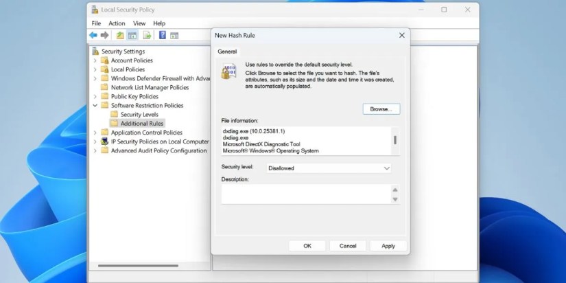 Block Apps Using the Local Security Policy Editor 3