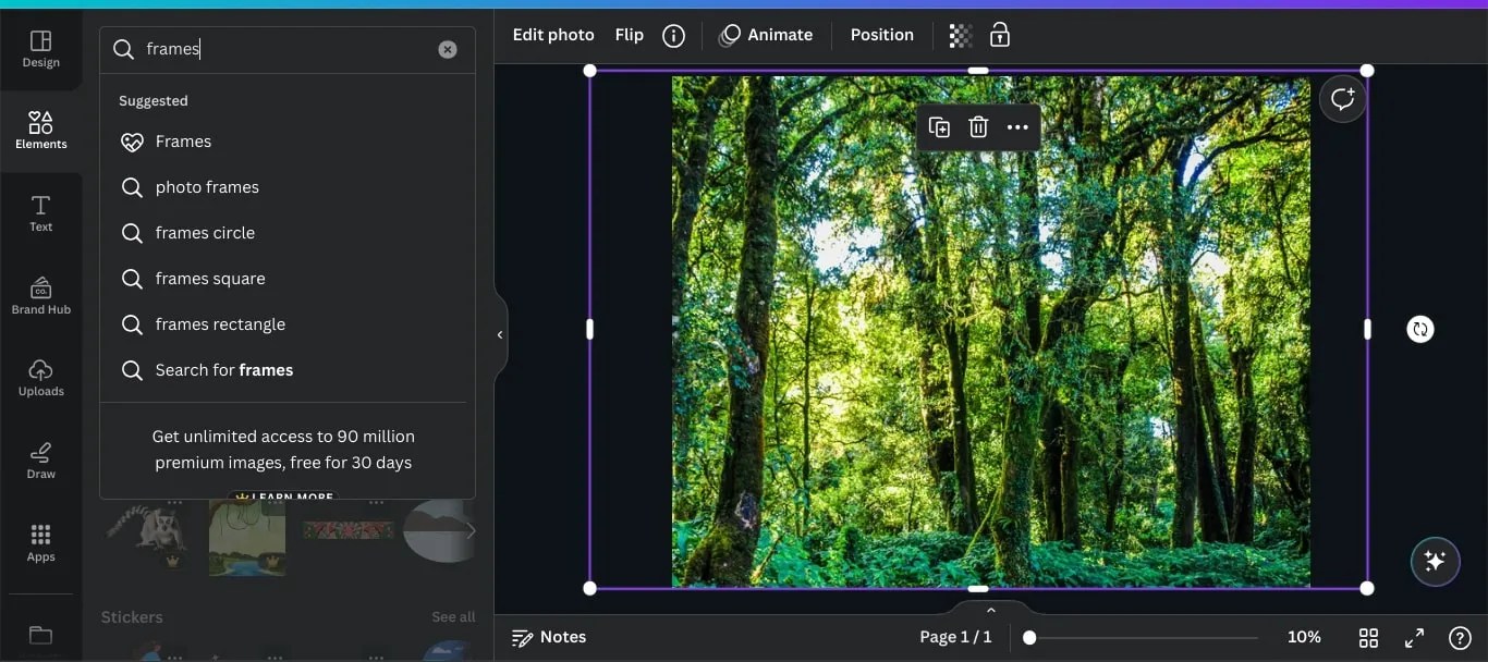 How to Crop Images Diagonally in Canva