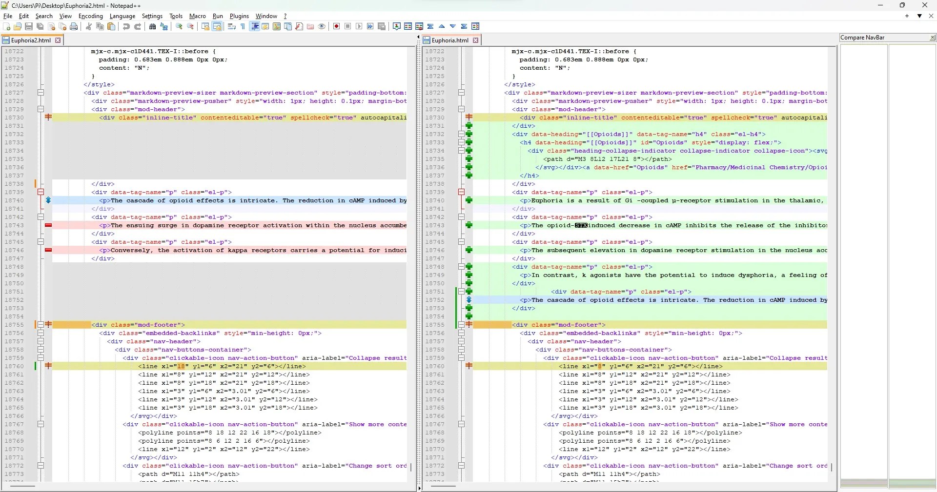 How to Make Notepad++ Compare Two Files With a Plugin