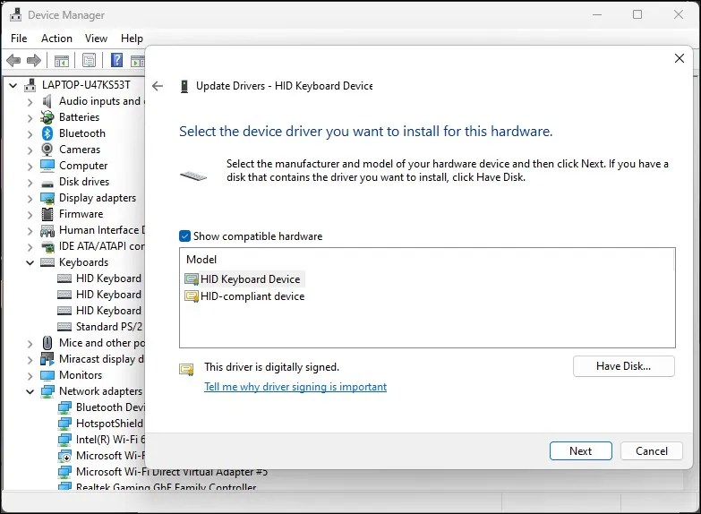 How to Disable the BuiltIn Laptop Keyboard in Windows