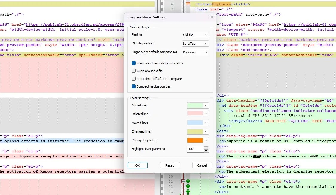 How to Make Notepad++ Compare Two Files With a Plugin