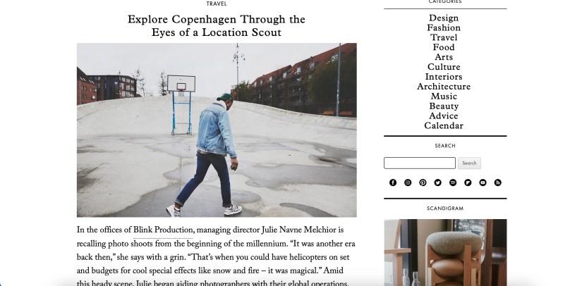 Scandinavia Standard Blog Layout