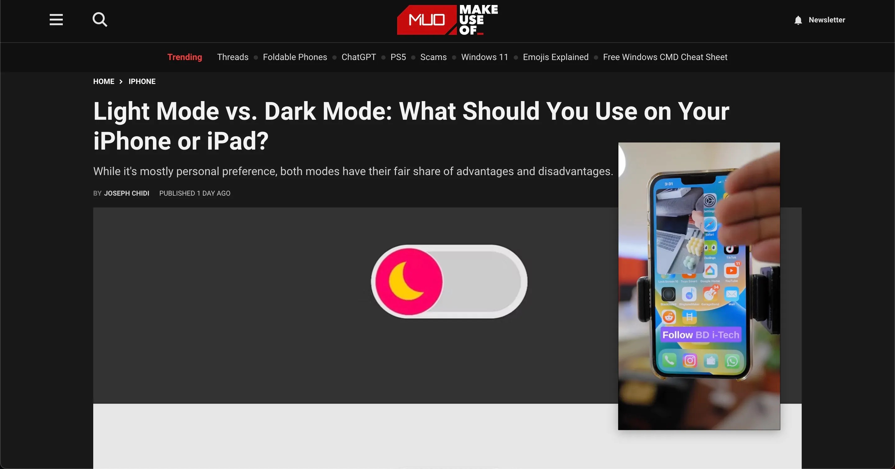 How to Use PictureinPicture Mode on TikTok