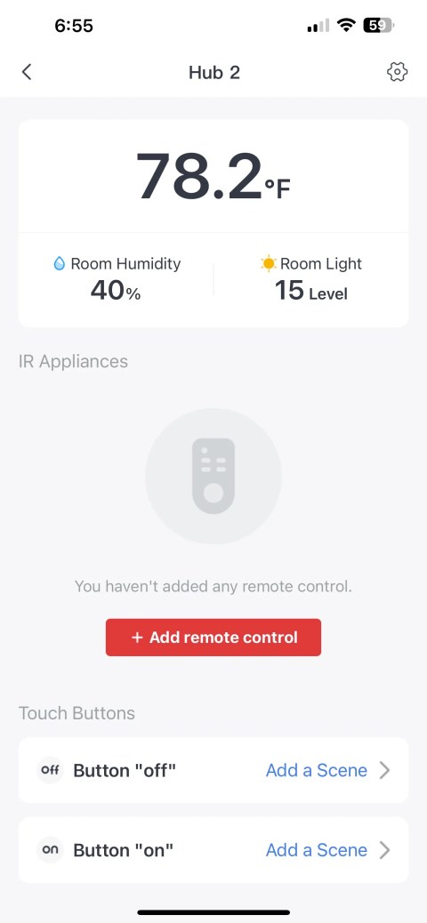 SwitchBot iOS App Add Remote Control Option