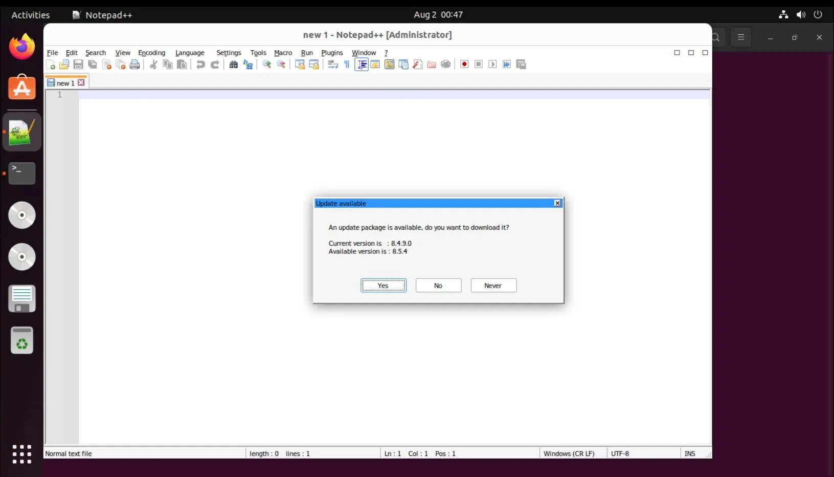 How to Install the Notepad++ Editor on Ubuntu