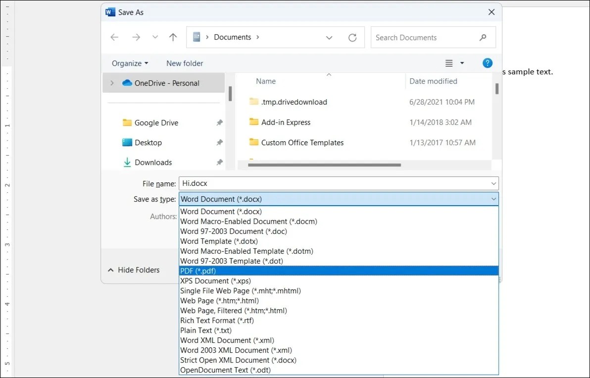 How to Change File Types on Windows