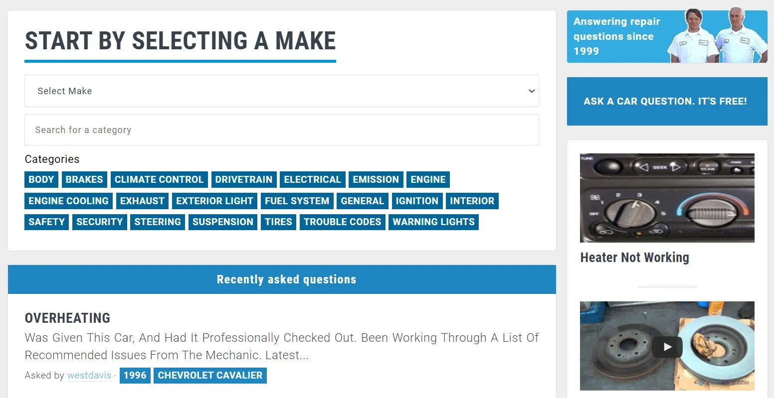 10 Sites to Help You Diagnose and Fix Your Car