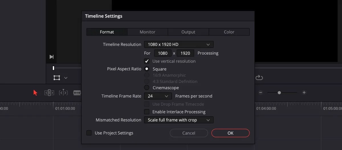 How to Create Vertical Videos in DaVinci Resolve 18.5