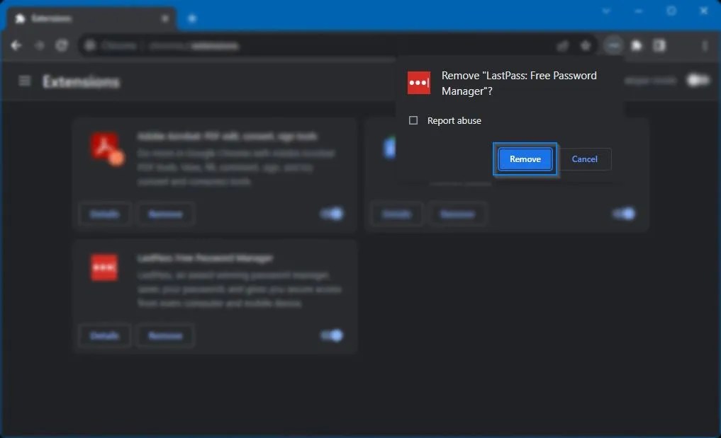 How to Enable or Disable the LastPass Extension in Google Chrome