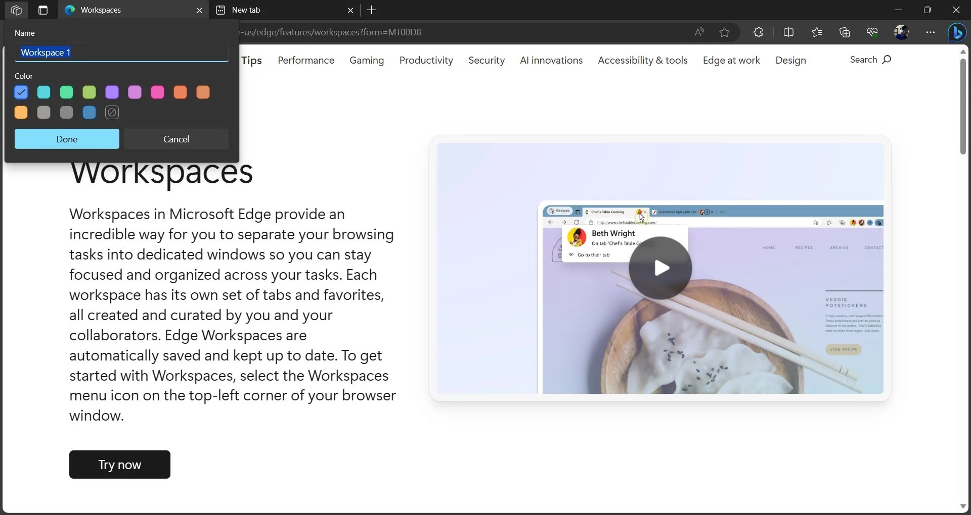 Microsoft Edge Workspaces چیست و چگونه می تواند به شما در همکاری بهتر