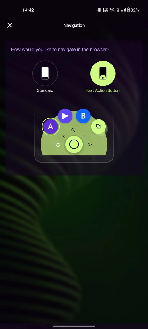 Opera GX Navigation Style