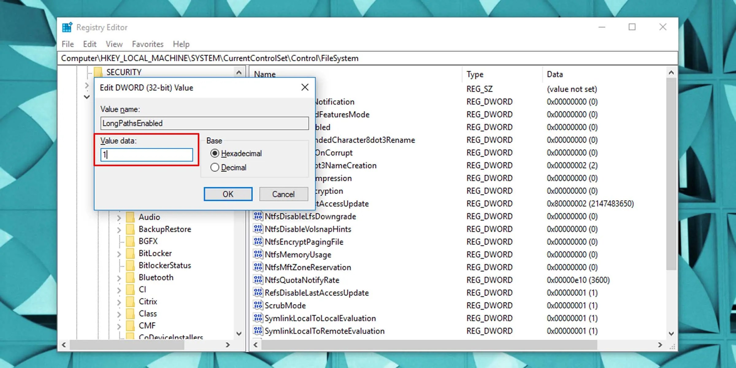 How to Remove Filename Character Length Restriction in Windows 10