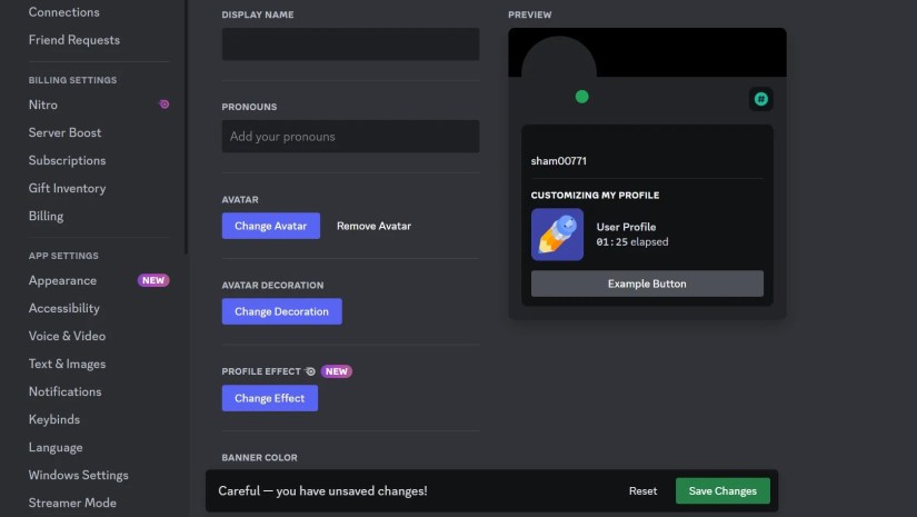 Adding the Unicode Character in the Display Name and Saving the Settings
