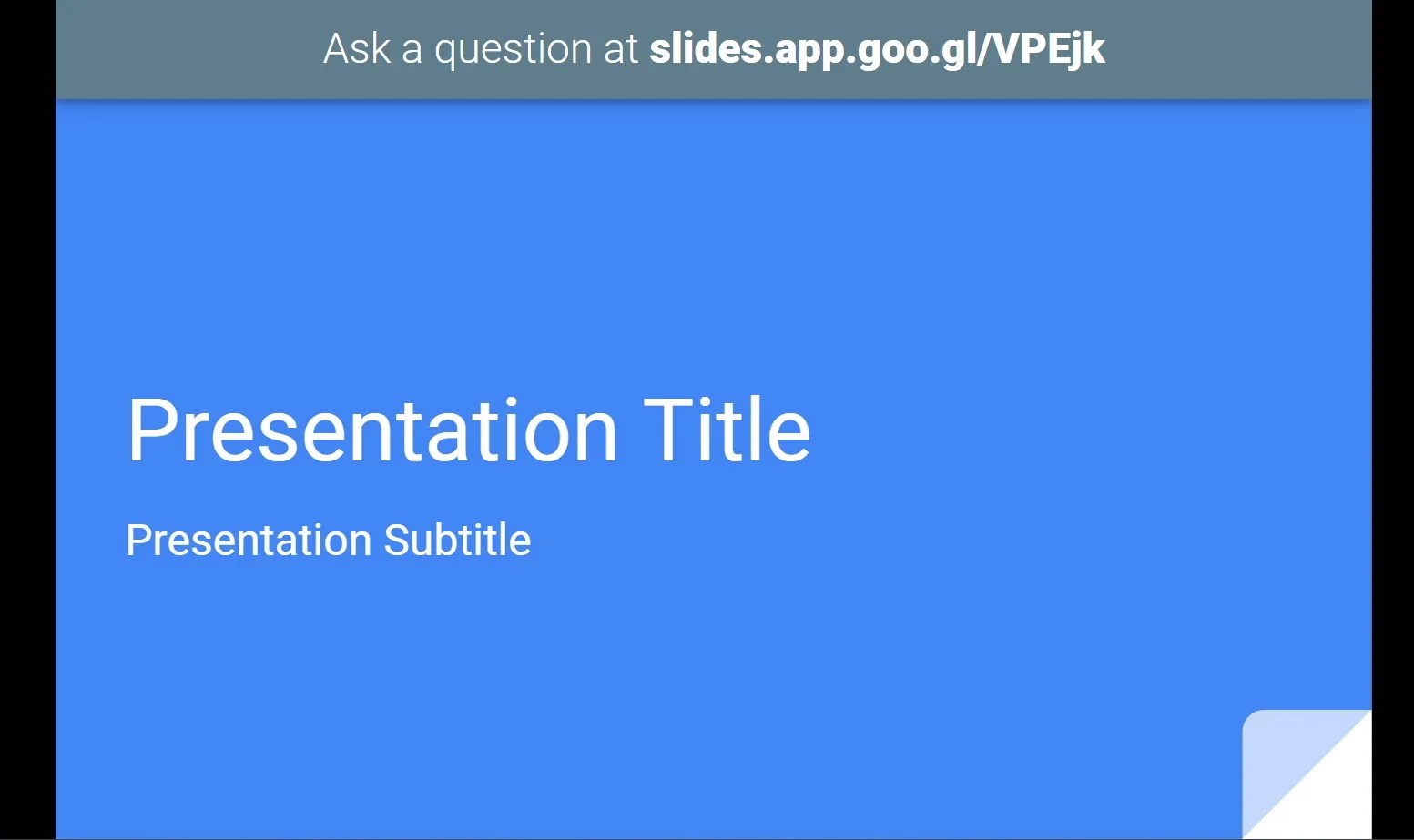 How to Start a Q&A Session in Google Slides