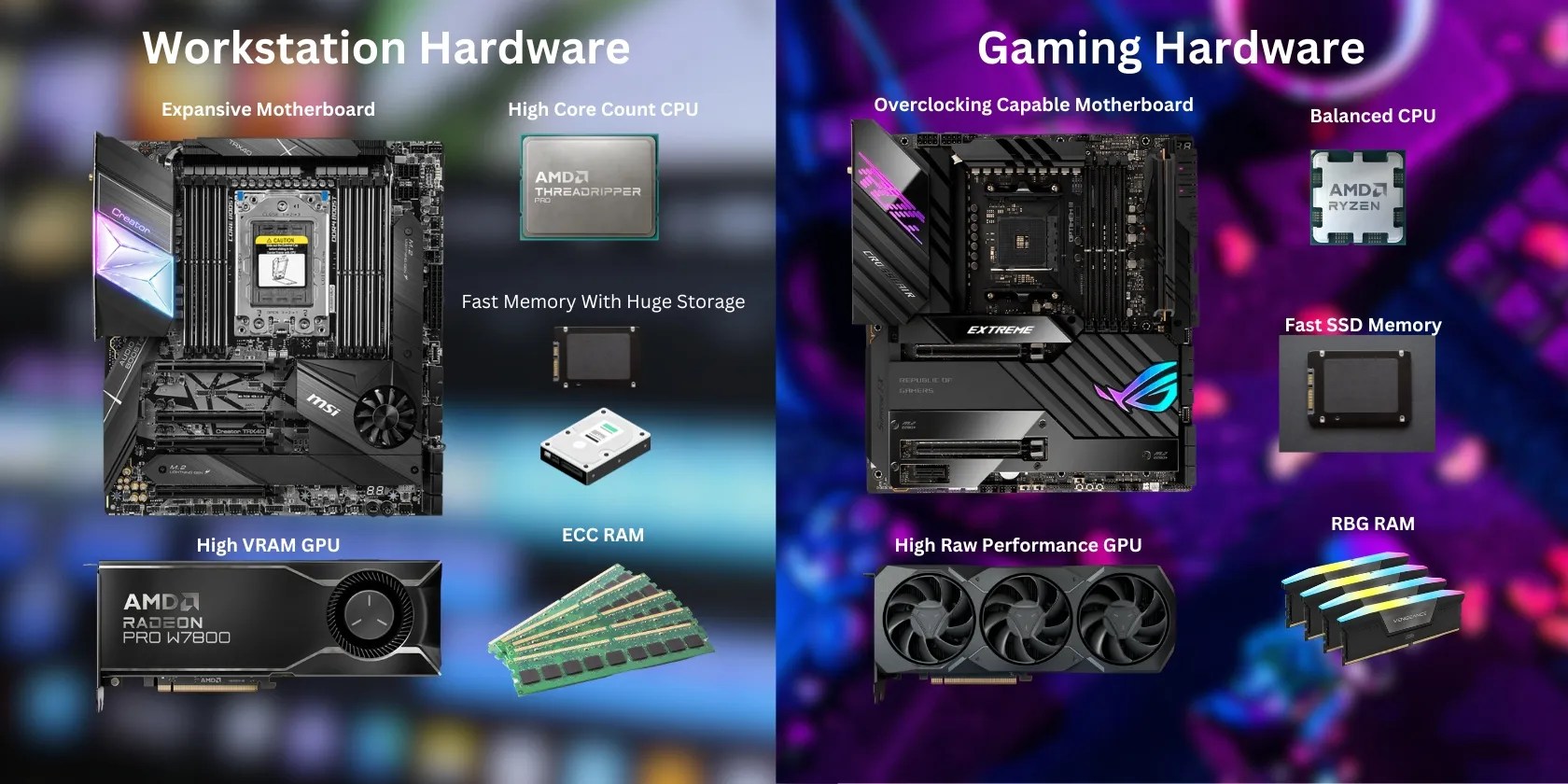 Workstation vs. Gaming PC What’s the Difference?