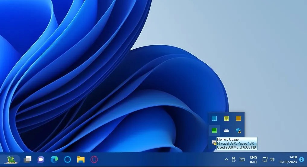 How to Add System Resource Usage Details to the Windows System Tray