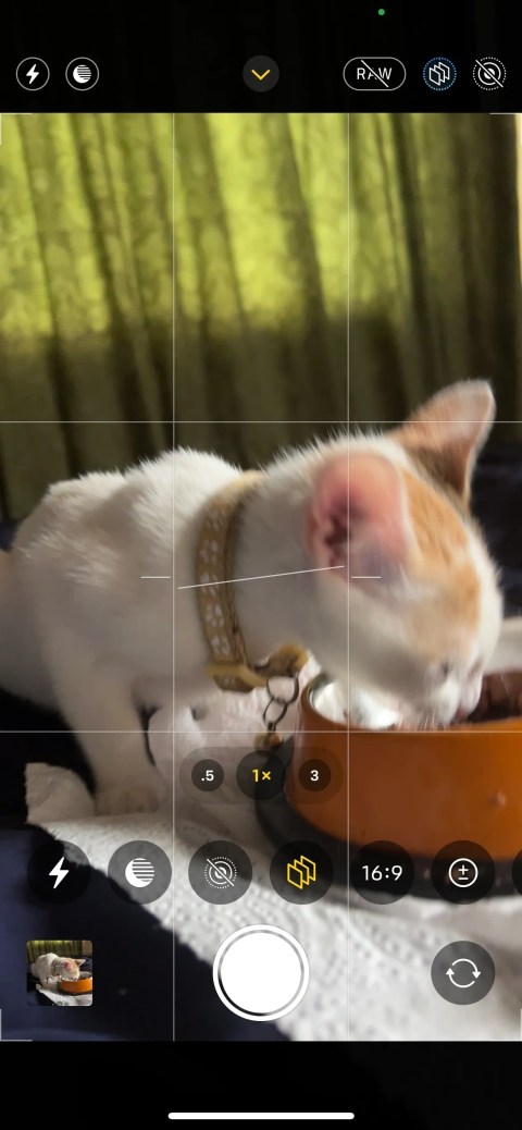 Photo mode options in the Camera app
