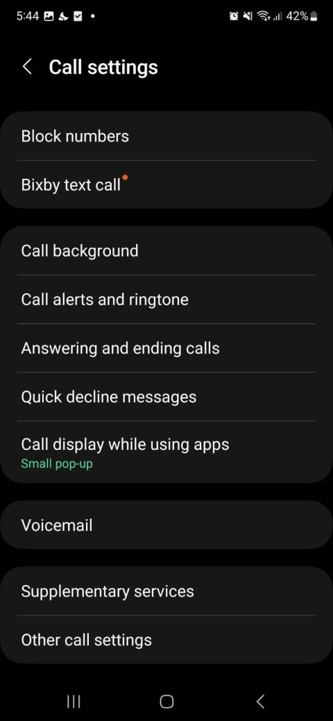 Checked blocked numbers on Android 13