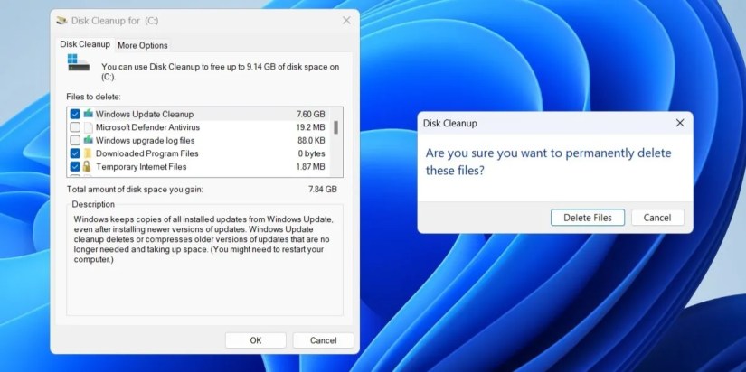 Delete the $Windows.~BT Folder Using the Disk Cleanup Tool
